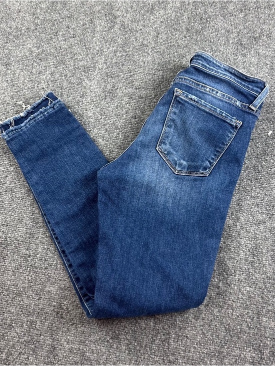 Flying Monkey Denim - FLYING MONKEY Women’s Denim Slim Straight Leg Raw Hem Jeans size: 26